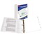 Avery TouchGuard Protection View 3 Ring Binder, Clear View Cover, 1.5" Slant Rings, 1 White Binder (17142)